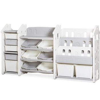 Детский стеллаж для хранения Line Mealux KD-E196 White 185х36х99 см
