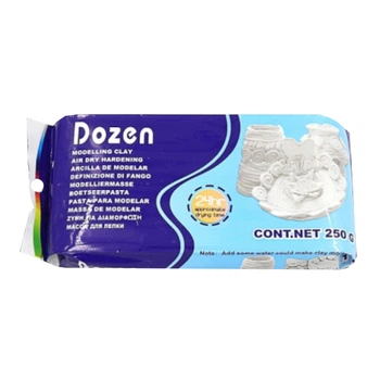Масса для лепки "Dozen" Bambi DSCN0664 белая 250 грамм