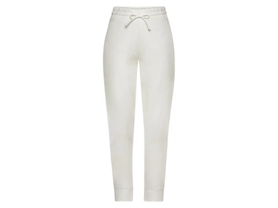 Спортивные штаны Slim Fit из хлопкового пике для женщины Esmara LYCRA® 410784 L Белый