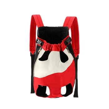 Рюкзак-кенгуру для тварин Lesko A10010-WR White Red М переноска