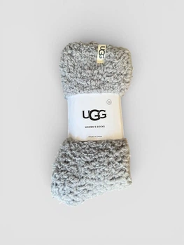 Жіночі шкарпетки UGG Teddi Cozy Crew (1133030-GREY) One size Сірий