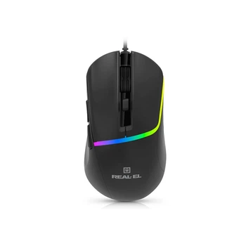Мышка REAL-EL RM-530 USB Black (EL123200053)