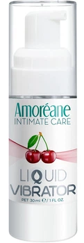 Жидкий лубрикант Amoreane Love Med Liquid Vibrator с эффектом вибрации с ароматом вишни 30 мл (8433345601076)