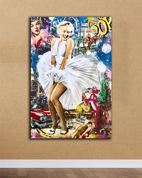 Картина - Мерилін Монро POP ART - 50х70 см
