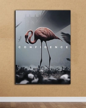 Картина - Flamingo - 30х40 см
