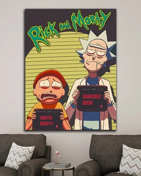 Картина на подарунок - Rick and Morty В'язні - 60х80 см