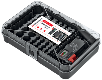 Органайзер для батарейок Kistenberg 66-502 з тестером KBBT (5905197385587)