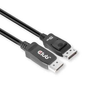 Кабель Club 3D Displayport v1.4 HBR3 [VESA Certified] 8K@60Hz, 4K@144Hz, 32.4Gbps, 2м black (CAC-2068)