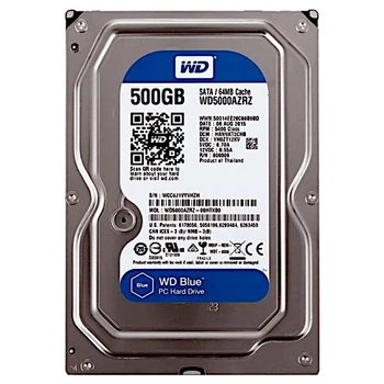 Жесткий диск Western Digital Blue 500GB 5400rpm 64MB WD5000AZRZ 3.5 SATA III Refurbished