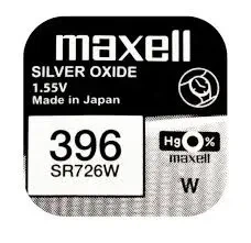 Батарейка в годинник MAXELL SR726SW 396 B1 NEW EUROPE