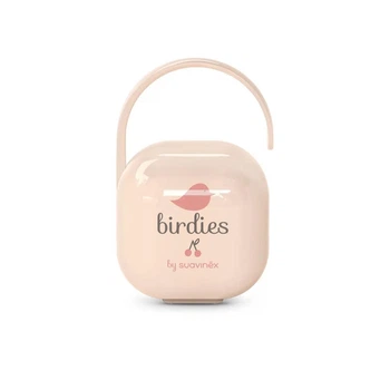 Футляр для пустушки Suavinex Birdies, pink 309134