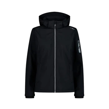 Куртка CMP Women's Lightweight Softshell Jacket with Detachable Hood Black XS (1097-39A5006-U901 36)