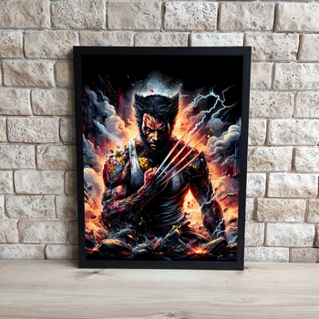 Интерьерная картина-постер на стену Marvel Wolverine 30х40 см