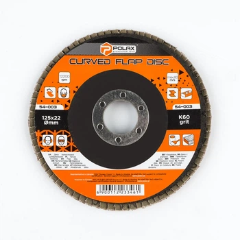 Диск шлифовальный лепестковый для болгарки 125x22 K60 Polax (54-003)