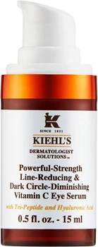 Сироватка для шкіри навколо очей Kiehl's Dermatologist Solutions Powerful-Strenght Vitamin C антивікова 15 мл (3605972139559)