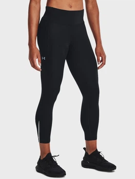Спортивні легінси для фітнесу жіночі Under Armour Fly Fast Ankle Tight Blk 1369771-001 XS Чорні (195252740672)