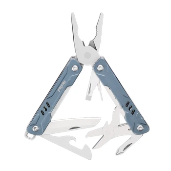 Мультитул NexTool Mini Sailor Pliers S11 6.7 см 11 функцій Блакитний