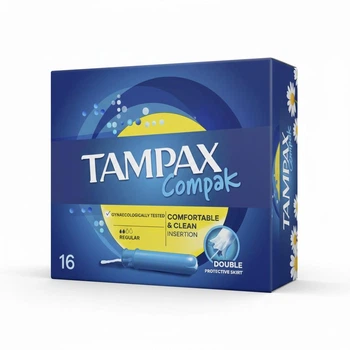 Тампоны с аппликатором Tampax Compak Regular Duo 16 шт