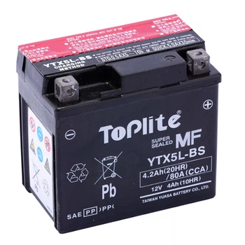 Мотоакумулятор Toplite (YTX5L-BS)
