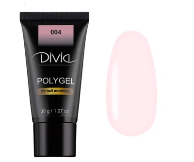 Гель акриловий для нарощування нігтів Divia Polygel Di908 [004] 30 г (6921772251886)