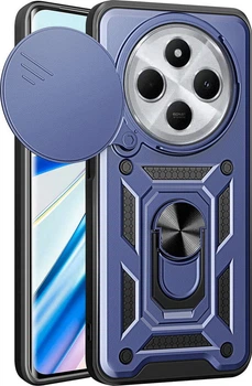 Чехол с защитой камеры 3DGuard Poco C61 Blue (43248-28)