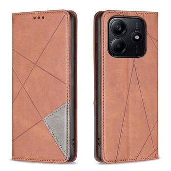 Чехол книжка SHLab Prisma Poco M7 Pro 5G Brown (43219-30)
