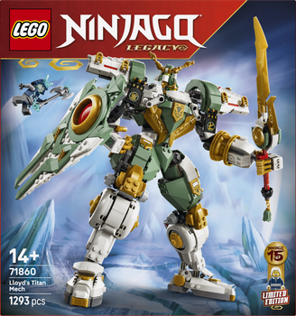 Конструктор LEGO Ninjago Робот-титан Ллойда до 15-річчя 1293 детали (71860)