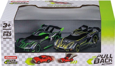 Zestaw samochodów wyścigowych Carrera Pull Back Hypercars 1:43 2 szt 5380653 (9003150150268)