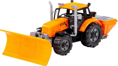 Traktor Cavallino z pługiem śnieżnym 1:32 żółty 1450909 (8719214072865)