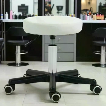 Табурет косметичний для салону краси Virgo Izar Virgo Izar White X17, Білий