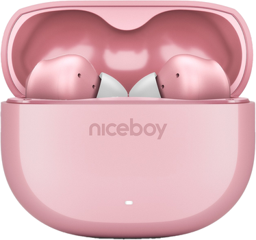 Słuchawki bezprzewodowe Niceboy Pins 4 ANC Sakura Pink (8594182431933)