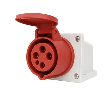 Pозетка силова трифазна настінна 32А/5 380-415V IP44
