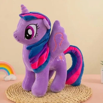 Мягкая игрушка плюшевая пони Twilight Sparkle Искорка (Твайлайт Спаркл). Май Литл Пони My Little Pony 30 см