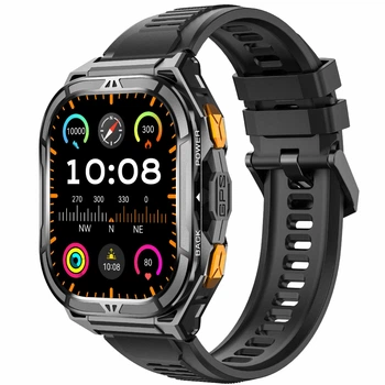 Смарт годинник VALDUS VG46 PRO GPS з вологозахистом, чорний