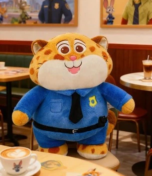 Мягкая игрушка Бенджамин Когтяузер (Benjamin Clawhauser), гепард из мультфильма «Зверополис», 40 см