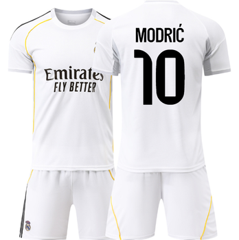 Футбольна форма дитяча Modrić (Модрич) 10 Real Madrid (Реал Мадрид), сезон 2026 26 розмір, ріст 140-145 см, біла