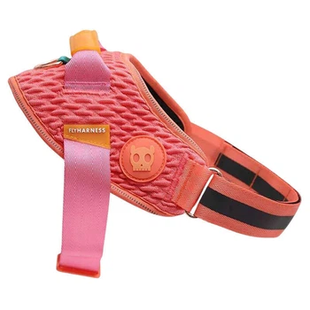 Zee.Dog FlyHarness Gazelle - Шлейка с ручкой и светоотражателями для собак маленьких, средних и крупных пород Size 2 / 43-65х45-67 см (7908253606822)