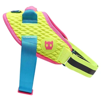 Zee.Dog FlyHarness CMYK - Шлейка с ручкой и светоотражателями для собак маленьких, средних и крупных пород Size 1 / 34-45x34-48 см (7908253606860)