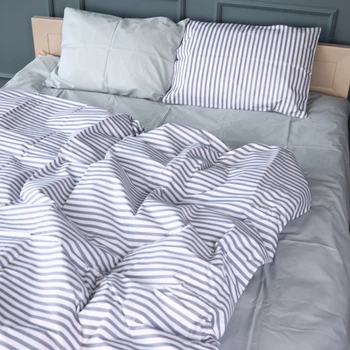 Комплект постельного белья MirSon Бязь 17-0768 Harmony Stripes 175 x 210 см (2200011018911)