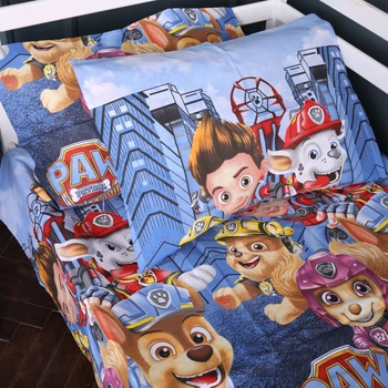 Простынь MirSon Бязь 17-0803 Paw Patrol Team 150 х 220 см (2200011446509)