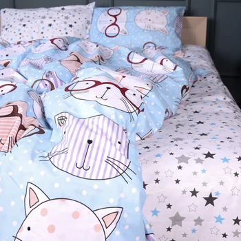 Простирадло Ranforce Elite 17-0785 Funny cats 150*220