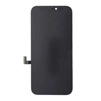 Дисплей (экран) Apple iPhone 12 Mini, High quality, С сенсорным стеклом, С рамкой, Черный - 205602