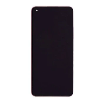 Дисплей (екран) Xiaomi Mi 11 Lite / Mi 11 Lite 5G / Mi 11 Lite 5G NE, З сенсорним склом, З рамкою, Amoled, Рожевий - 222530