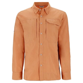 Рубашка Simms Guide Shirt Orange Maple L