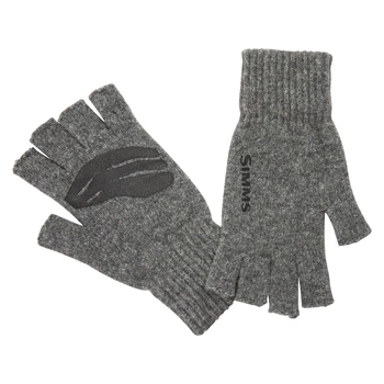 Перчатки Simms Wool Half Finger Glove Steel L/XL