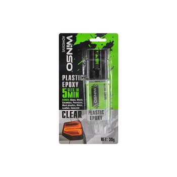 Автомобільний клей WINSO епоксидний двокомпонентний Plastic Epoxy 30g (300600)
