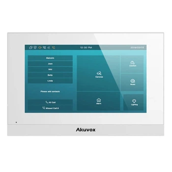Видеодомофон 7” WiFi Akuvox C313WE White SIP Linux (87-00059)