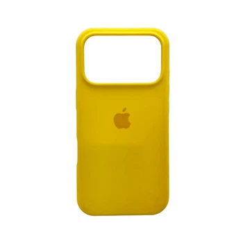 Захисний чохол-накладка Silicone Full Case AA Open Cam для Apple iPhone 17 Pro Max Sunny Yellow (FullOpeAAi17PM-56)