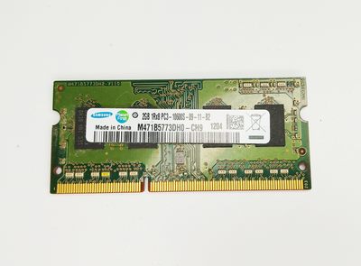 Оперативна пам'ять Samsung 2Gb DDR3 SODIMM PC3-10600S Б/В