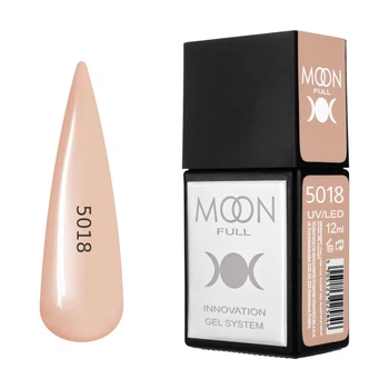Гель-лак MOON FULL Amazing Color Gel polish №5018 бежево-песочный, 12 мл